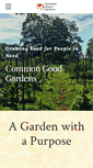 Mobile Screenshot of commongoodgardens.org