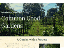 Tablet Screenshot of commongoodgardens.org